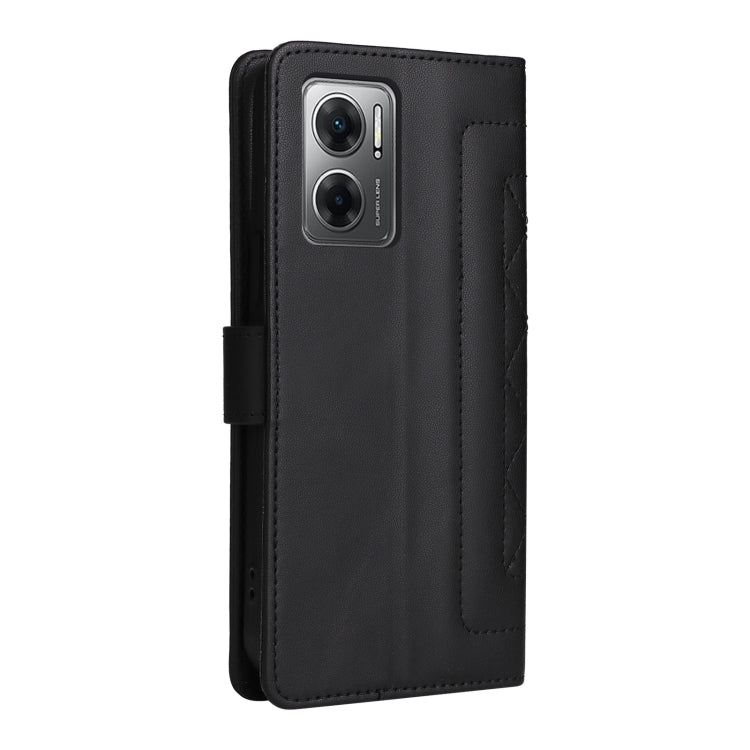 For Xiaomi Redmi 10 5G Diamond Lattice Leather Flip Phone Case