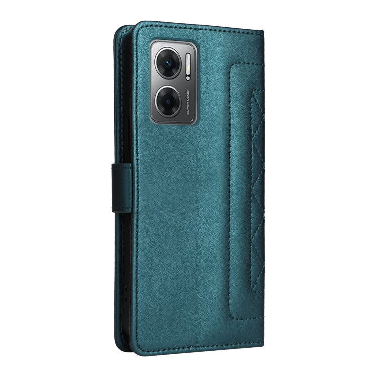 For Xiaomi Redmi 10 5G Diamond Lattice Leather Flip Phone Case