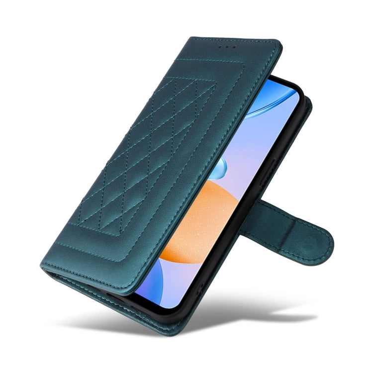 For Xiaomi Redmi 10 5G Diamond Lattice Leather Flip Phone Case