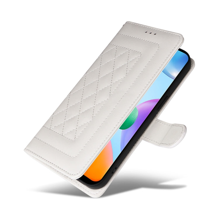 For Xiaomi Redmi 10C Diamond Lattice Leather Flip Phone Case