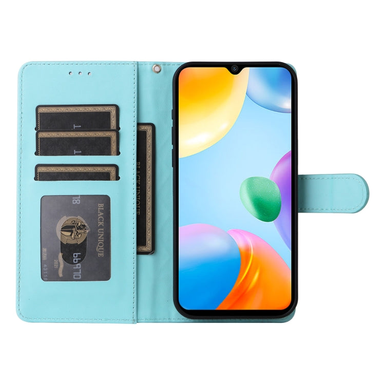 For Xiaomi Redmi 10C Diamond Lattice Leather Flip Phone Case