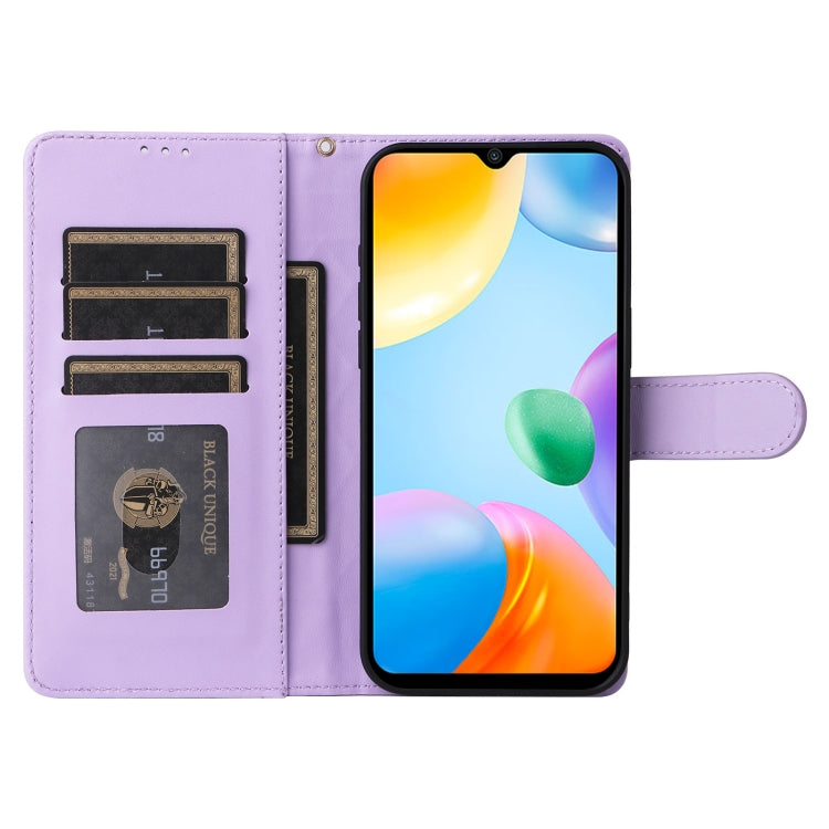 For Xiaomi Redmi 10C Diamond Lattice Leather Flip Phone Case