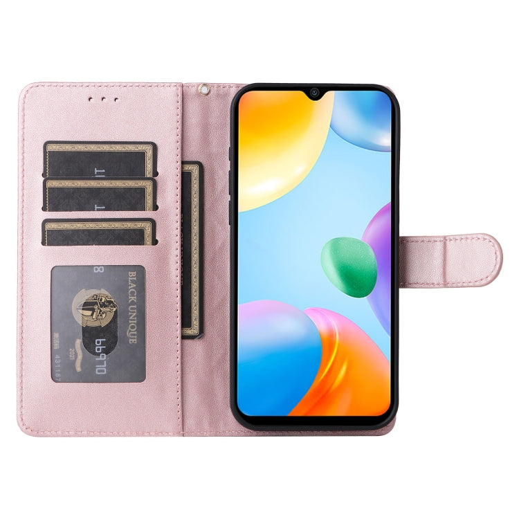 For Xiaomi Redmi 10C Diamond Lattice Leather Flip Phone Case
