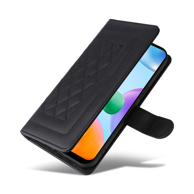 For Xiaomi Redmi 10C Diamond Lattice Leather Flip Phone Case