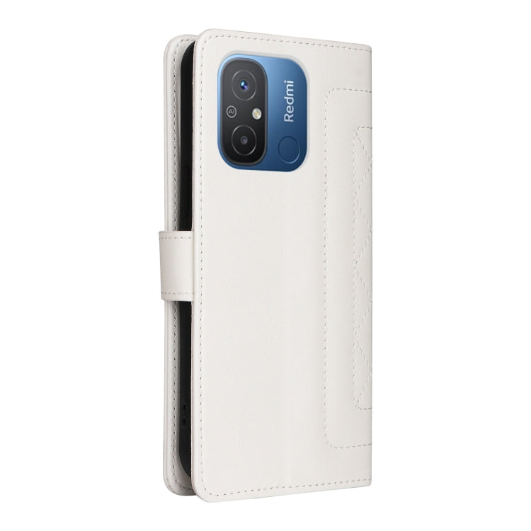 For Xiaomi Redmi 12C Diamond Lattice Leather Flip Phone Case
