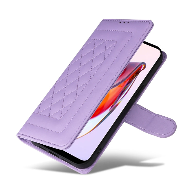 For Xiaomi Redmi 12C Diamond Lattice Leather Flip Phone Case