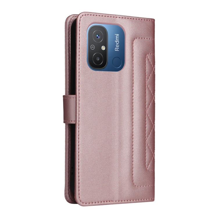 For Xiaomi Redmi 12C Diamond Lattice Leather Flip Phone Case
