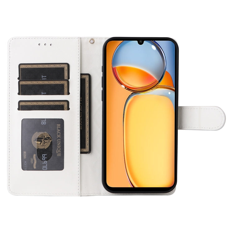 For Xiaomi Redmi 13C Diamond Lattice Leather Flip Phone Case
