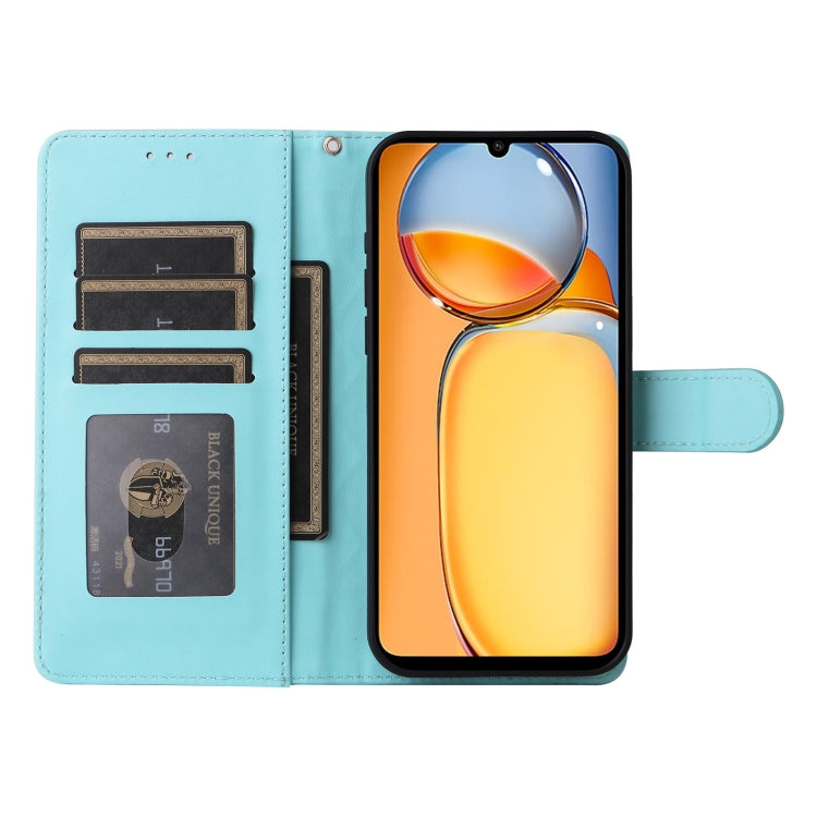 For Xiaomi Redmi 13C Diamond Lattice Leather Flip Phone Case