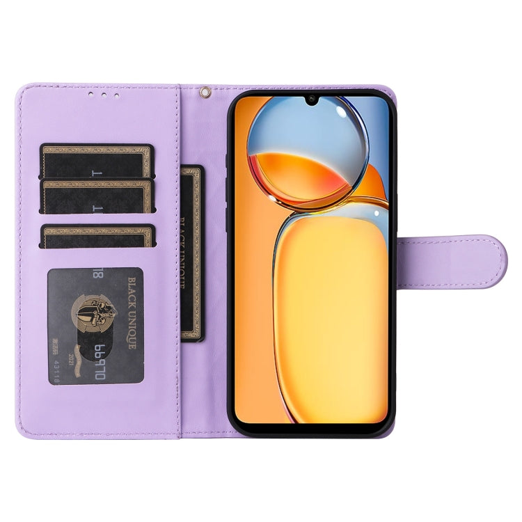For Xiaomi Redmi 13C Diamond Lattice Leather Flip Phone Case