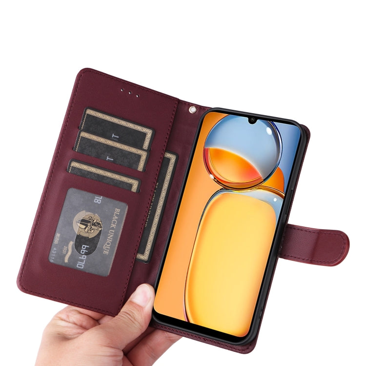 For Xiaomi Redmi 13C Diamond Lattice Leather Flip Phone Case