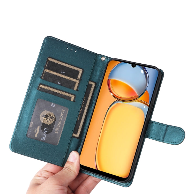 For Xiaomi Redmi 13C Diamond Lattice Leather Flip Phone Case