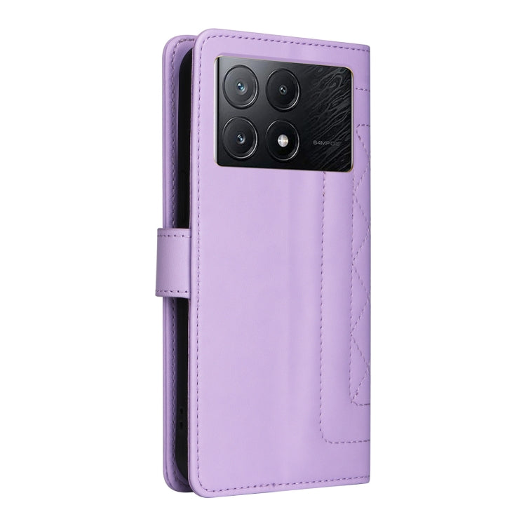 For Xiaomi Redmi K70E Diamond Lattice Leather Flip Phone Case