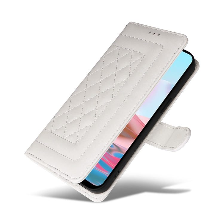 For Xiaomi Redmi Note 10 Diamond Lattice Leather Flip Phone Case
