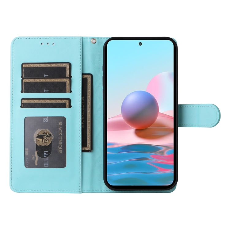 For Xiaomi Redmi Note 10 Diamond Lattice Leather Flip Phone Case