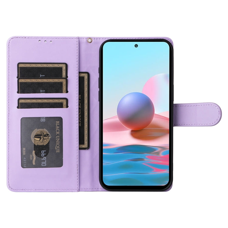 For Xiaomi Redmi Note 10 Diamond Lattice Leather Flip Phone Case
