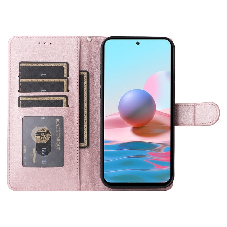 For Xiaomi Redmi Note 10 Diamond Lattice Leather Flip Phone Case