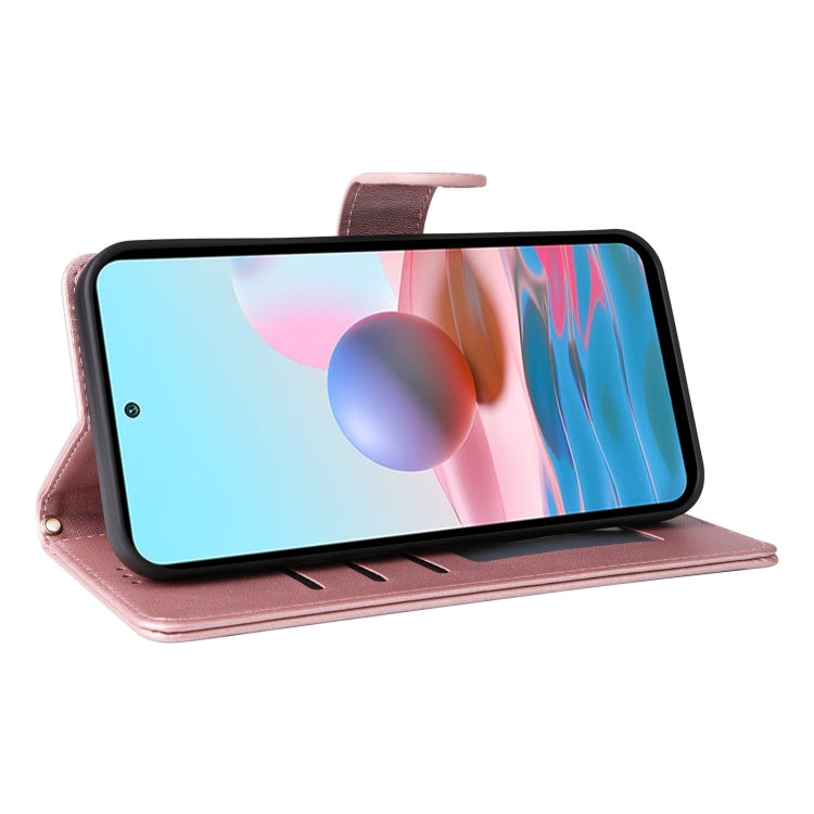 For Xiaomi Redmi Note 10 Diamond Lattice Leather Flip Phone Case