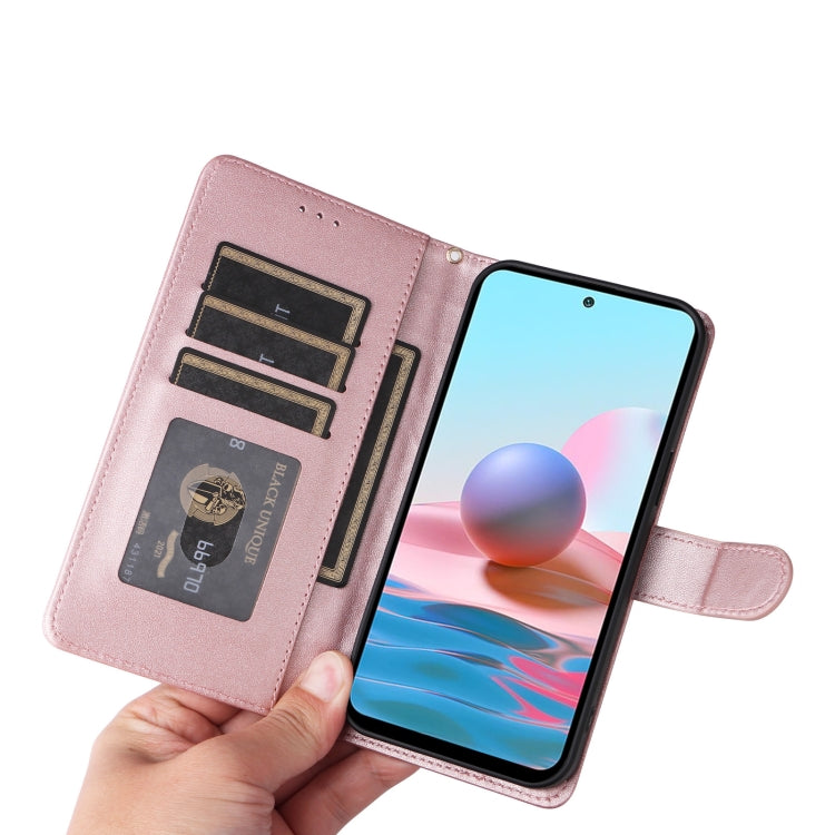For Xiaomi Redmi Note 10 Diamond Lattice Leather Flip Phone Case