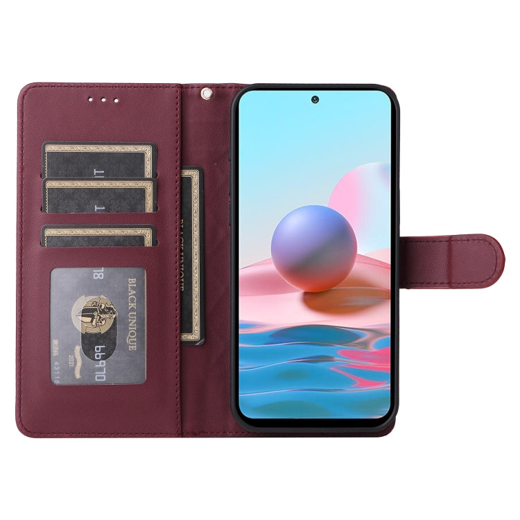 For Xiaomi Redmi Note 10 Diamond Lattice Leather Flip Phone Case