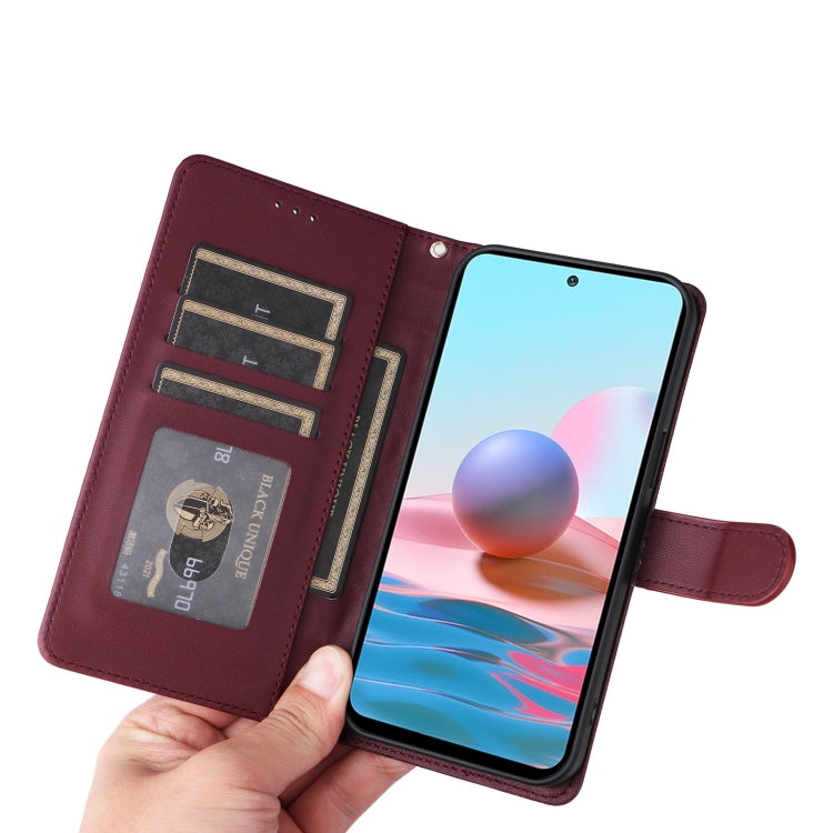 For Xiaomi Redmi Note 10 Diamond Lattice Leather Flip Phone Case