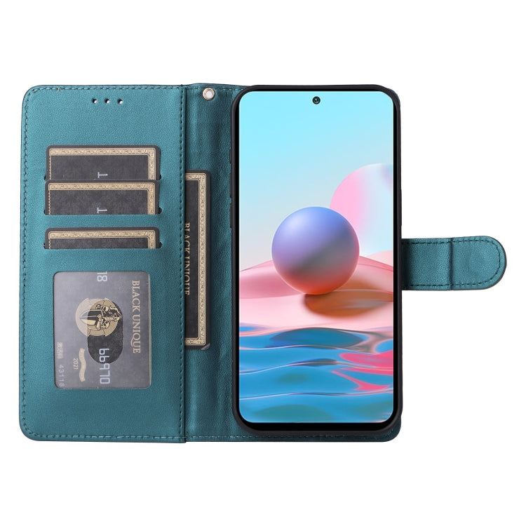 For Xiaomi Redmi Note 10 Diamond Lattice Leather Flip Phone Case
