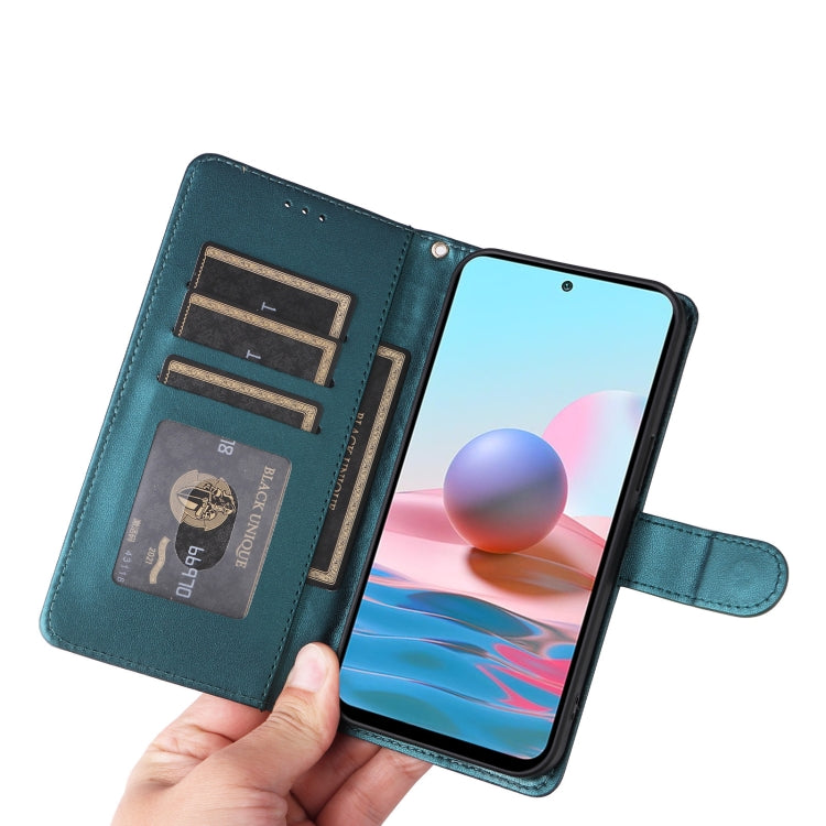 For Xiaomi Redmi Note 10 Diamond Lattice Leather Flip Phone Case