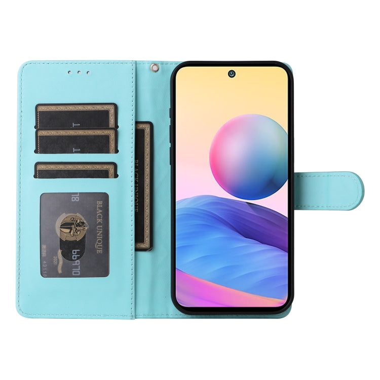 For Xiaomi Redmi Note 10 5G Diamond Lattice Leather Flip Phone Case