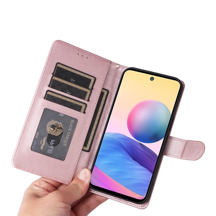 For Xiaomi Redmi Note 10 5G Diamond Lattice Leather Flip Phone Case