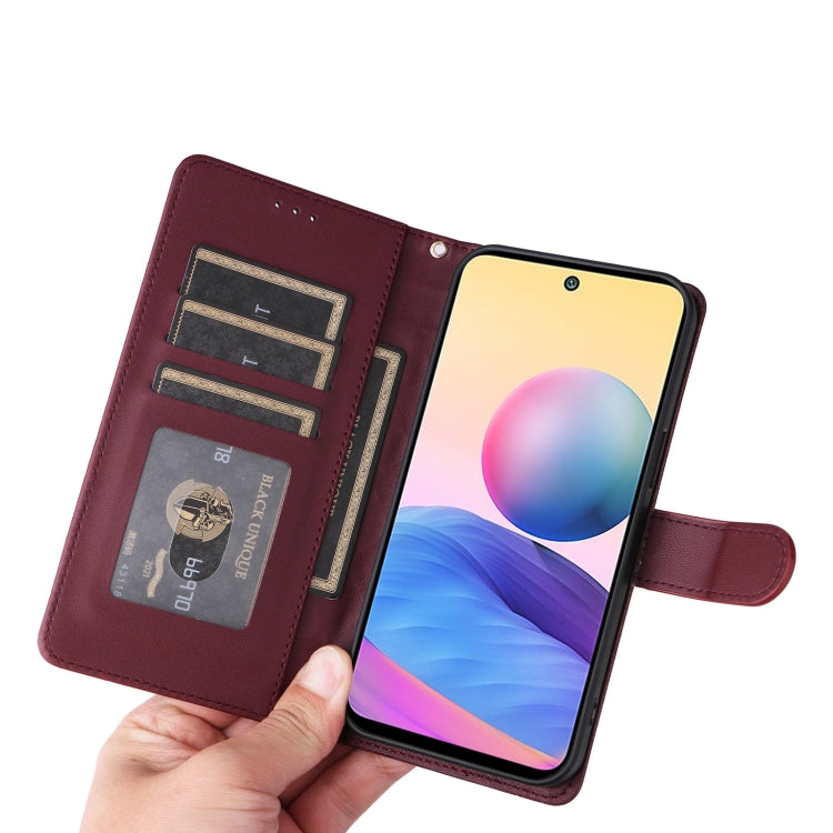 For Xiaomi Redmi Note 10 5G Diamond Lattice Leather Flip Phone Case