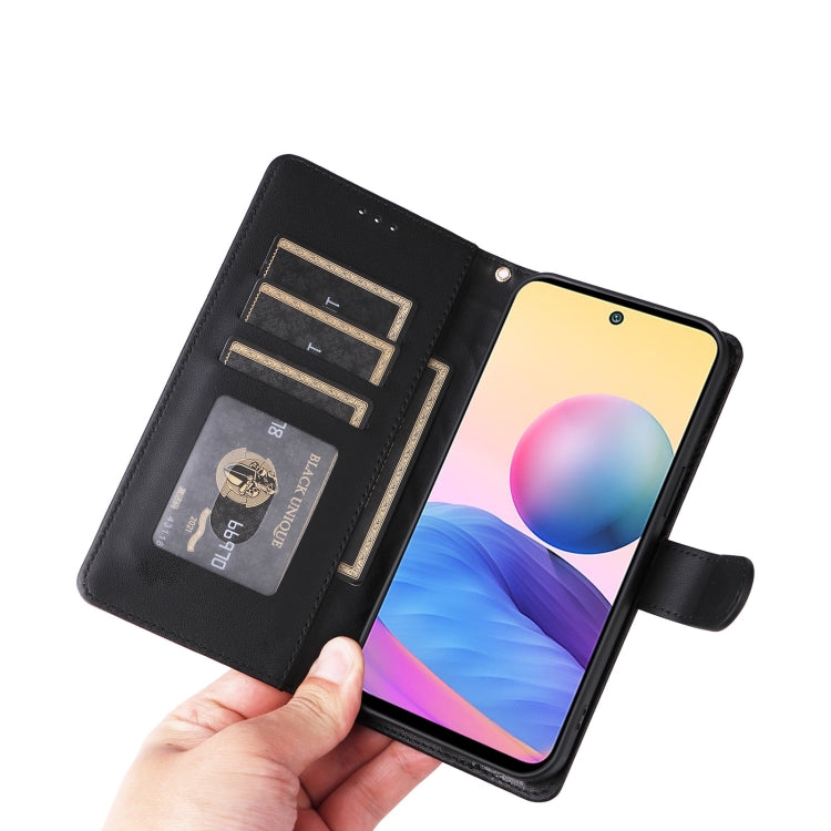 For Xiaomi Redmi Note 10 5G Diamond Lattice Leather Flip Phone Case