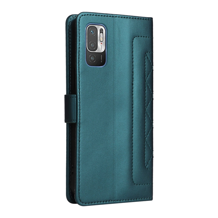 For Xiaomi Redmi Note 10 5G Diamond Lattice Leather Flip Phone Case