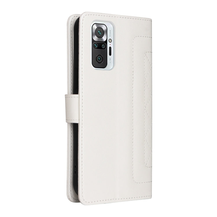 For Xiaomi Redmi Note 10 Pro Diamond Lattice Leather Flip Phone Case