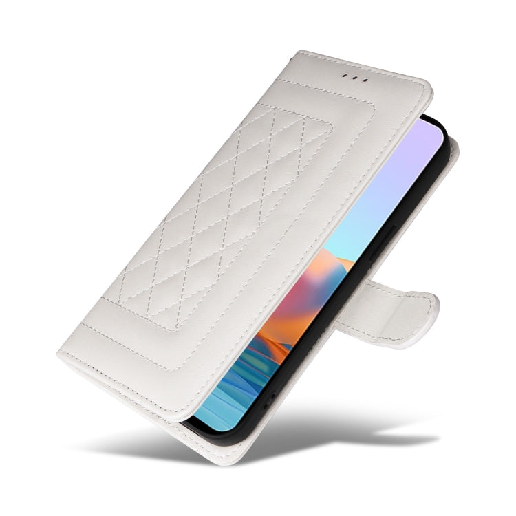 For Xiaomi Redmi Note 10 Pro Diamond Lattice Leather Flip Phone Case