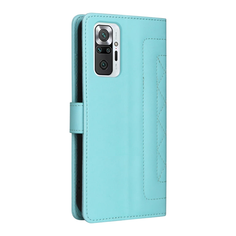 For Xiaomi Redmi Note 10 Pro Diamond Lattice Leather Flip Phone Case
