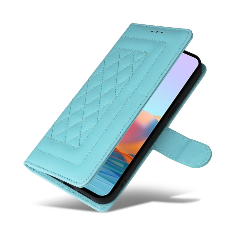 For Xiaomi Redmi Note 10 Pro Diamond Lattice Leather Flip Phone Case