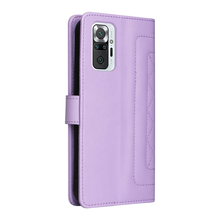 For Xiaomi Redmi Note 10 Pro Diamond Lattice Leather Flip Phone Case