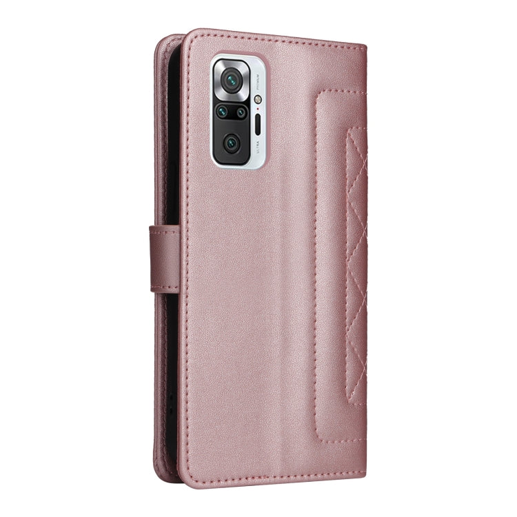 For Xiaomi Redmi Note 10 Pro Diamond Lattice Leather Flip Phone Case