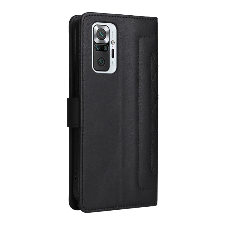 For Xiaomi Redmi Note 10 Pro Diamond Lattice Leather Flip Phone Case