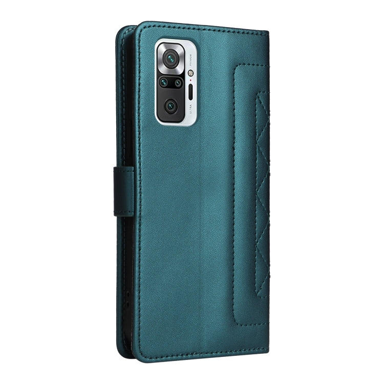 For Xiaomi Redmi Note 10 Pro Diamond Lattice Leather Flip Phone Case