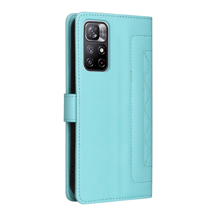 For Xiaomi Redmi Note 11 5G Diamond Lattice Leather Flip Phone Case