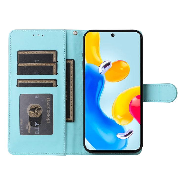 For Xiaomi Redmi Note 11 5G Diamond Lattice Leather Flip Phone Case