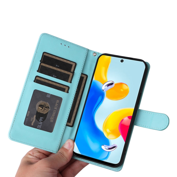 For Xiaomi Redmi Note 11 5G Diamond Lattice Leather Flip Phone Case