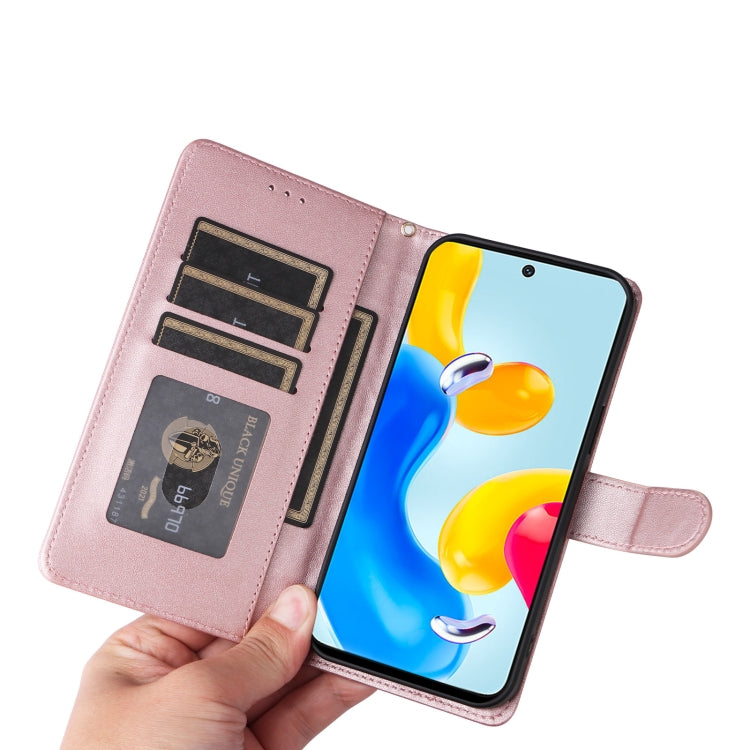 For Xiaomi Redmi Note 11 5G Diamond Lattice Leather Flip Phone Case