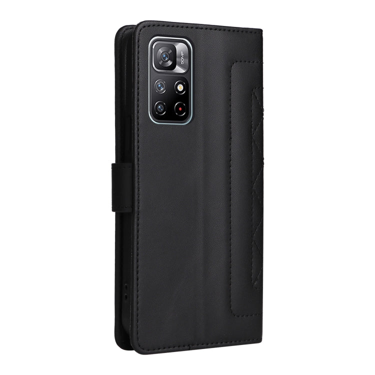 For Xiaomi Redmi Note 11 5G Diamond Lattice Leather Flip Phone Case