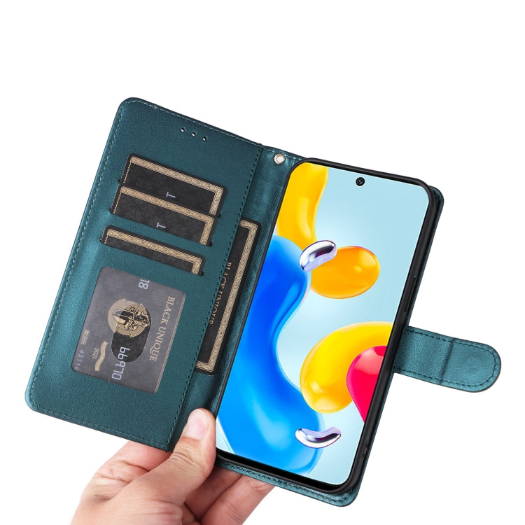 For Xiaomi Redmi Note 11 5G Diamond Lattice Leather Flip Phone Case