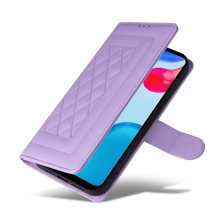 For Xiaomi Redmi Note 11s / 12s Diamond Lattice Leather Flip Phone Case