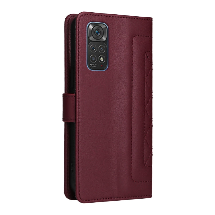 For Xiaomi Redmi Note 11s / 12s Diamond Lattice Leather Flip Phone Case