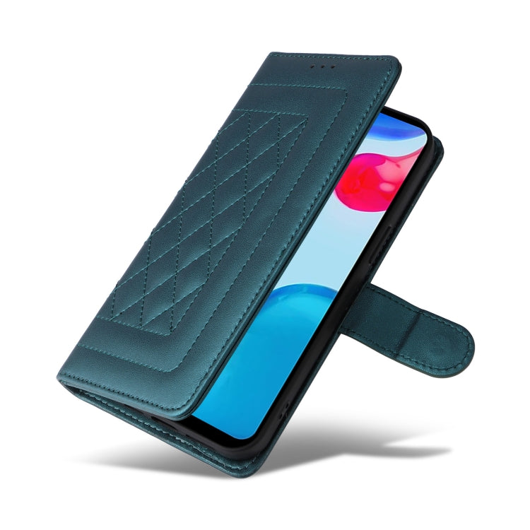 For Xiaomi Redmi Note 11s / 12s Diamond Lattice Leather Flip Phone Case