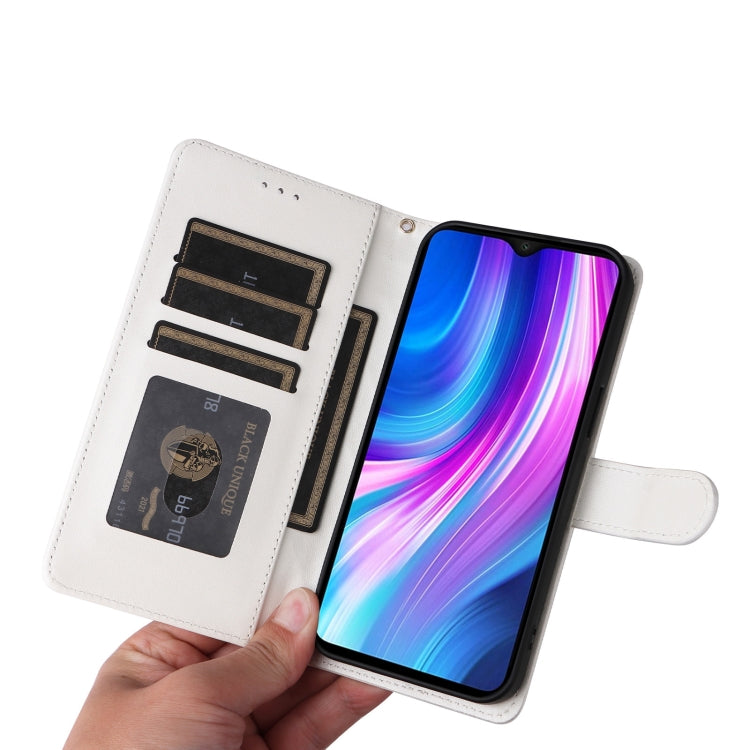 For Xiaomi Redmi Note 8 Pro Diamond Lattice Leather Flip Phone Case